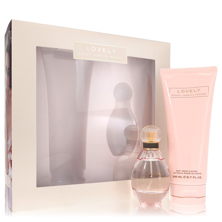 Lovely by Sarah Jessica Parker Gift Set -- 1.7 oz Eau De Parfum Spray + 6.7 oz Body Lotion