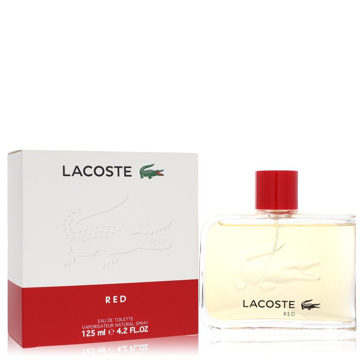 Lacoste Red Style In Play by Lacoste Eau De Toilette Spray (New Packaging) 4.2 oz