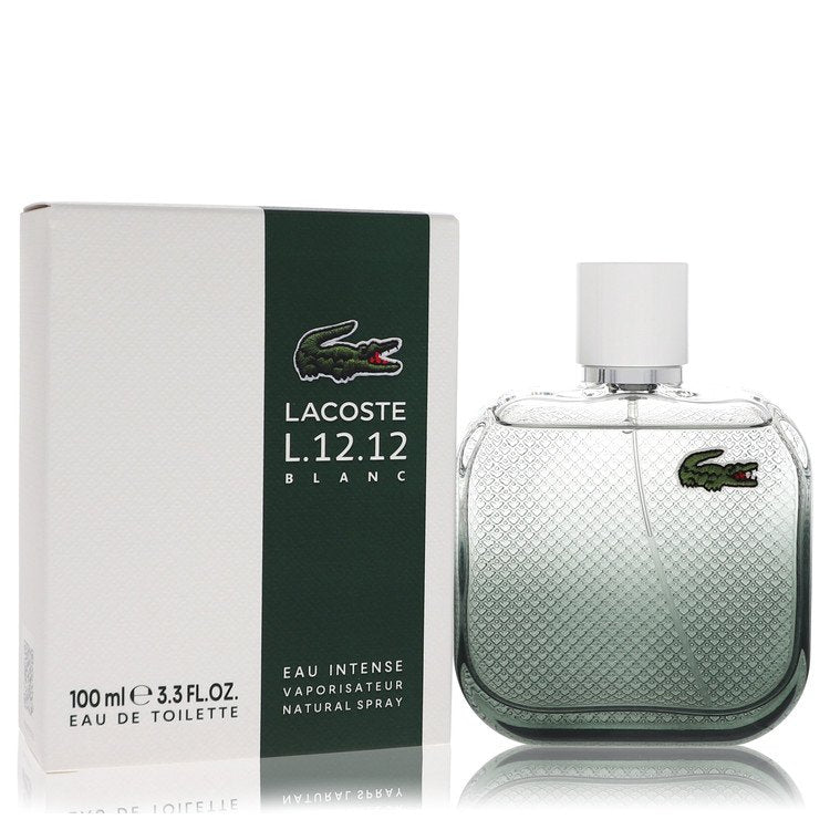 Lacoste Eau De Lacoste L.12.12 Blanc Eau Intense by Lacoste Eau De Toilette Spray 3.3 oz