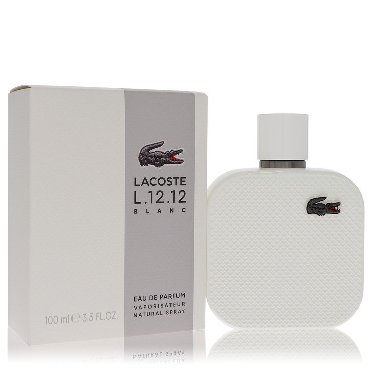 Lacoste Eau De Lacoste L.12.12 Blanc by Lacoste Eau De Parfum Spray 3.3 oz