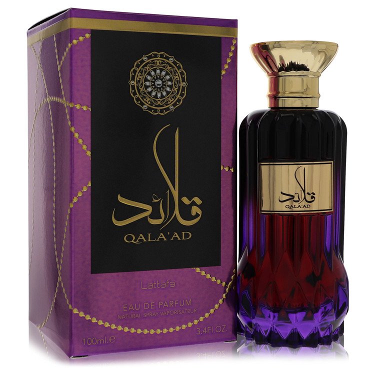 Lattafa Qala'ad by Lattafa Eau De Parfum Spray (Unisex) 3.4 oz