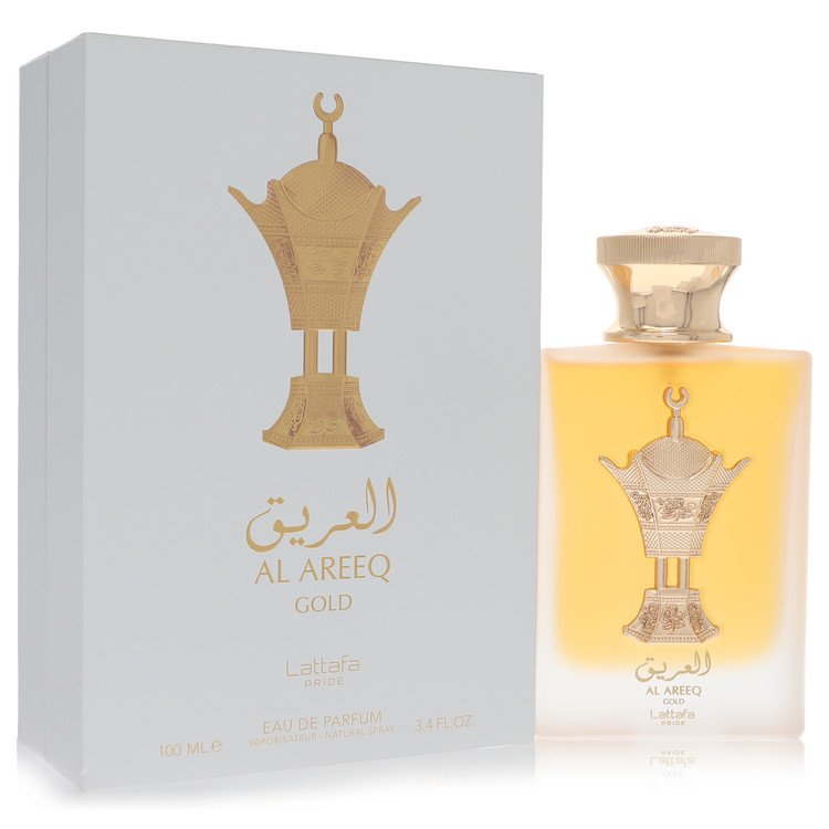 Lattafa Al Areeq Gold by Lattafa Eau De Parfum Spray (Unisex) 3.4 oz