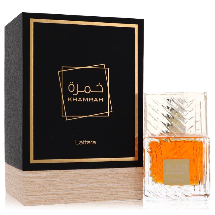 Lattafa Khamrah by Lattafa Eau De Parfum Spray (Unisex) 3.4 oz