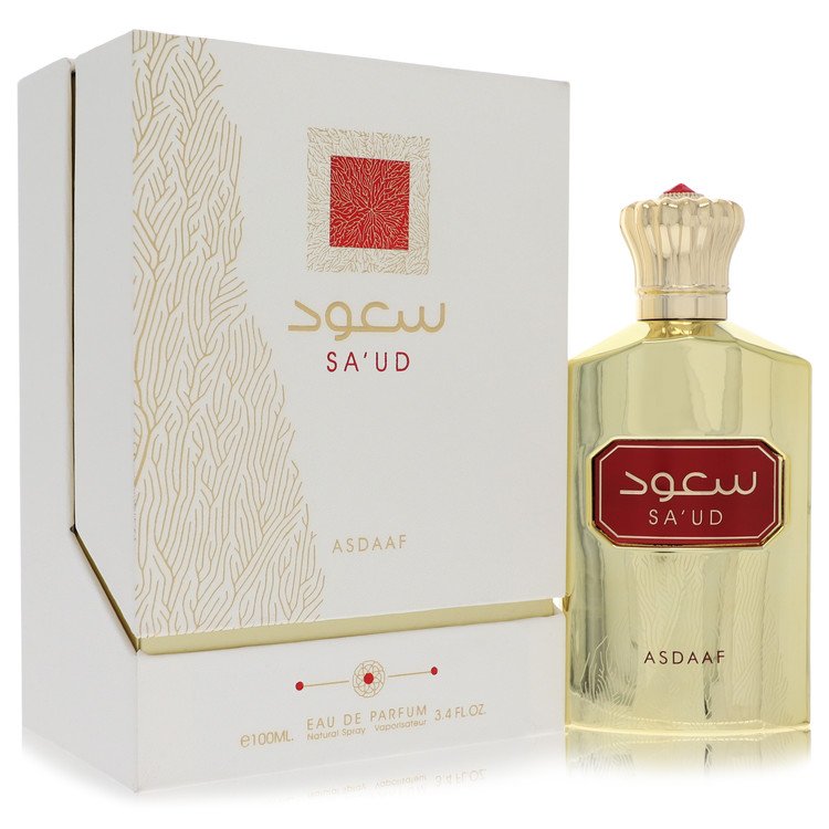 Lattafa Asdaaf Sa'ud by Lattafa Eau De Parfum Spray (Unisex) 3.4 oz