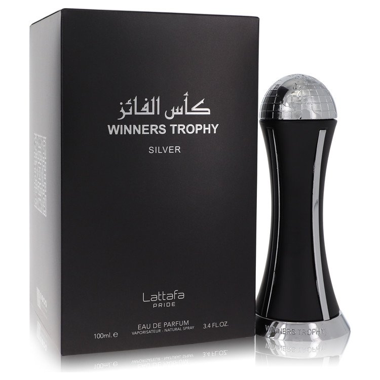 Lattafa Pride Winners Trophy Silver by Lattafa Eau De Parfum Spray 3.4 oz