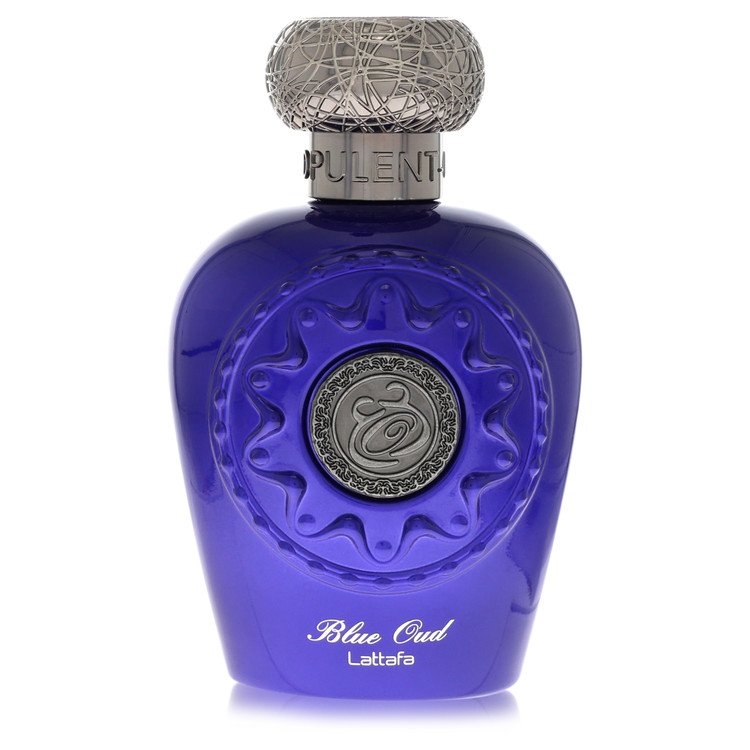Lattafa Blue Oud by Lattafa Eau De Parfum Spray (Unisex Unboxed) 3.4 oz