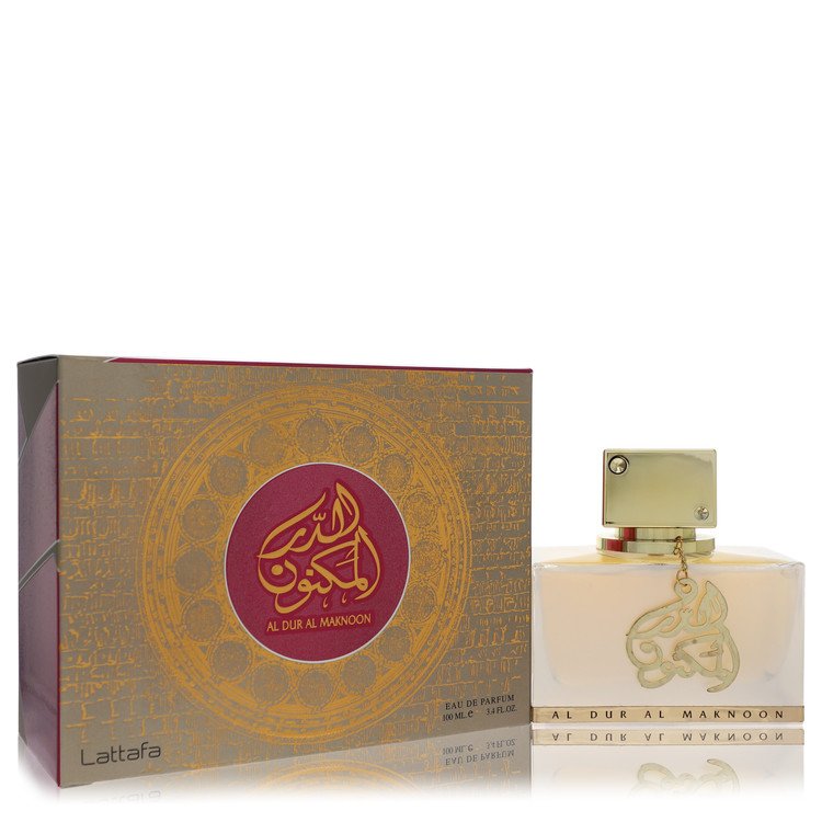 Lattafa Al Dur Al Maknoon Gold by Lattafa Eau De Parfum Spray (Unisex) 3.4 oz