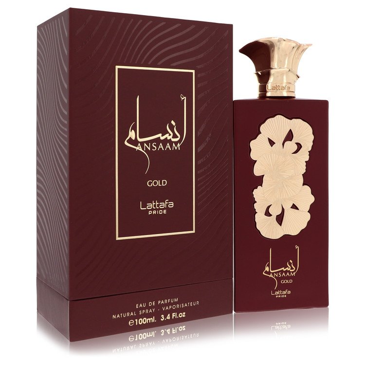 Lattafa Pride Ansaam Gold by Lattafa Eau De Parfum Spray (Unisex) 3.4 oz