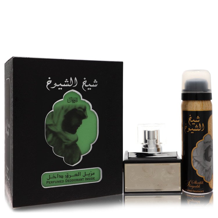 Lattfa Sheikh Al Shuyukh by Lattafa Eau De Parfum Spray With  1.7 oz Deodorant Spray 1.7 oz