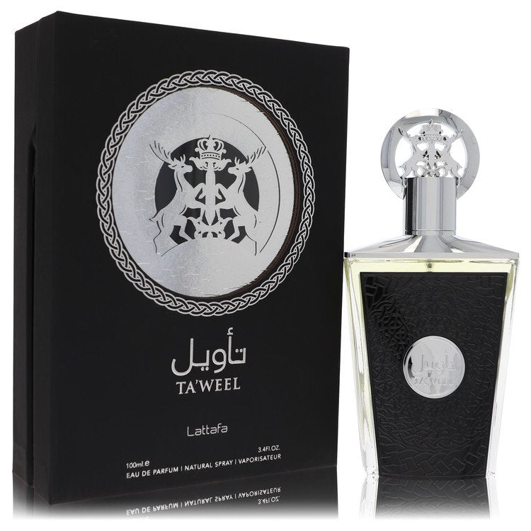 Lattafa Taweel by Lattafa Eau De Parfum Spray (Unisex) 3.4 oz