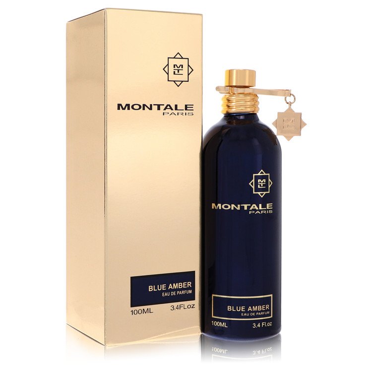 Montale Blue Amber by Montale Eau De Parfum Spray (Unisex) 3.4 oz