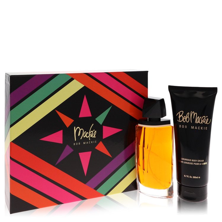 Mackie by Bob Mackie Gift Set -- 3.4 oz Eau De Toilette Spray + 6.8 oz Body Cream