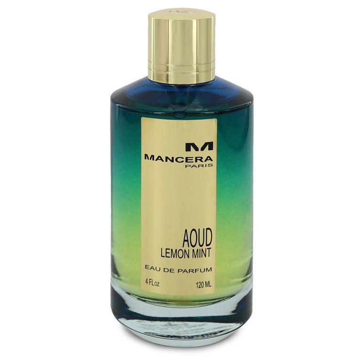 Mancera Aoud Lemon Mint by Mancera Eau De Parfum Spray (Unisex unboxed) 4 oz 