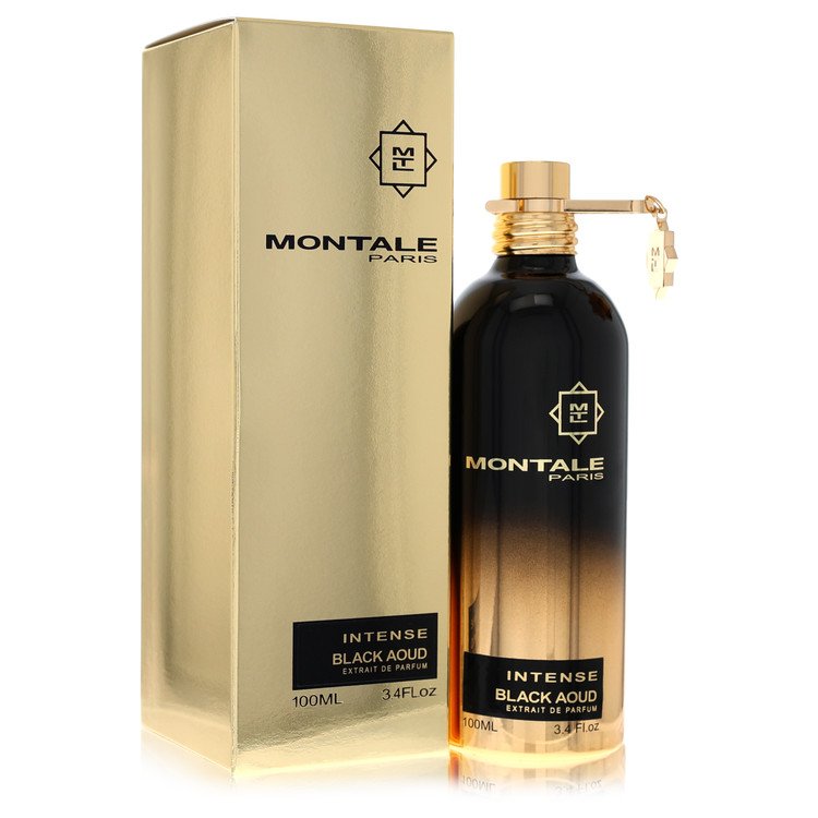 Montale Intense Black Aoud by Montale Eau De Parfum Spray (Unisex) 3.4 oz