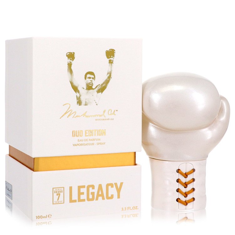 Muhammad Ali Legacy Round 7 by Muhammad Ali Eau De Parfum Spray (Oud Edition) 3.3 oz