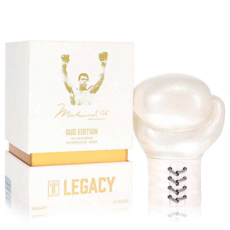 Muhammad Ali Legacy Round 6 by Muhammad Ali Eau De Parfum Spray (Oud Edition) 3.3 oz