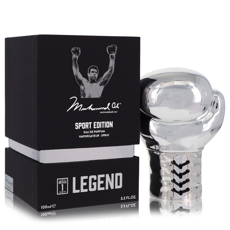 Muhammad Ali Legend Round 1 by Muhammad Ali Eau De Parfum Spray (Sport Edition) 3.3 oz