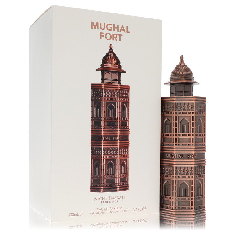 Niche Emarati Mughal Fort by Lattafa Eau De Parfum Spray (Unisex) 3.4 oz