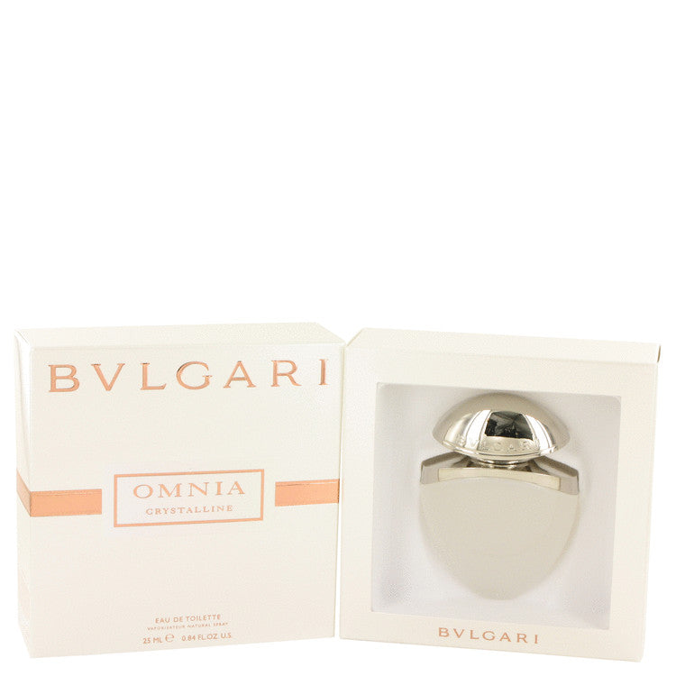 Omnia Crystalline by Bvlgari Eau De Toilette Spray .85 oz