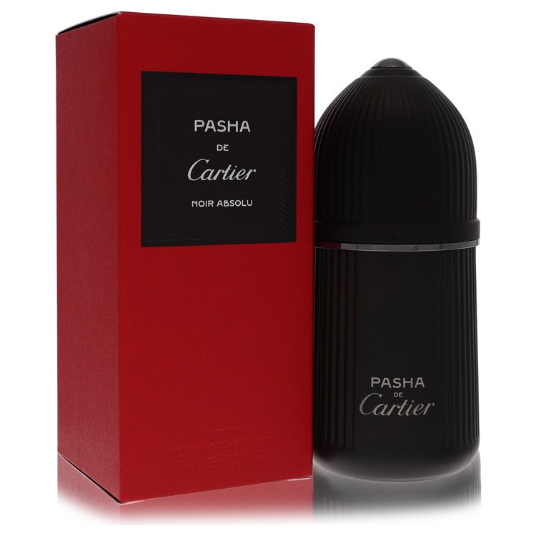 Pasha De Cartier Noire Absolu by Cartier Parfum Spray 3.3 oz