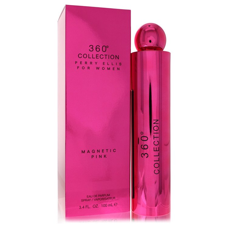 Perry Ellis 360 Collection Magnetic Pink by Perry Ellis Eau De Parfum Spray 3.4 oz