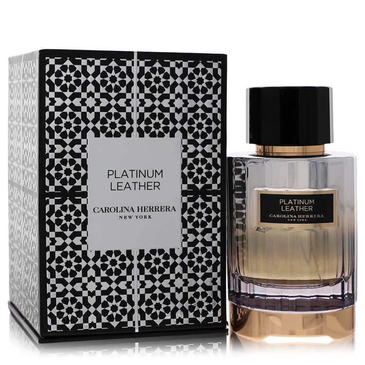 Platinum Leather by Carolina Herrera Eau De Parfum Spray (Unisex) 3.4 oz