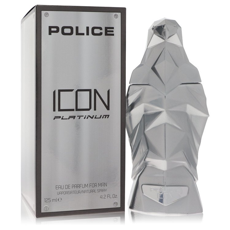 Police Icon Platinum by Police Colognes Eau De Parfum Spray 4.2 oz