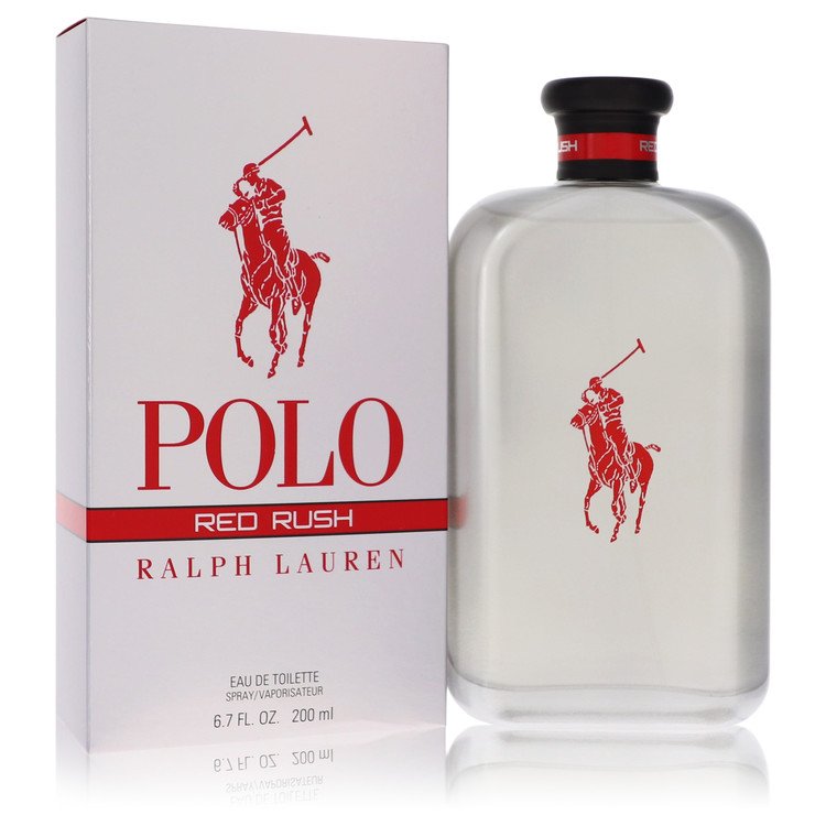 Polo Red Rush by Ralph Lauren Eau De Toilette Spray 6.7 oz