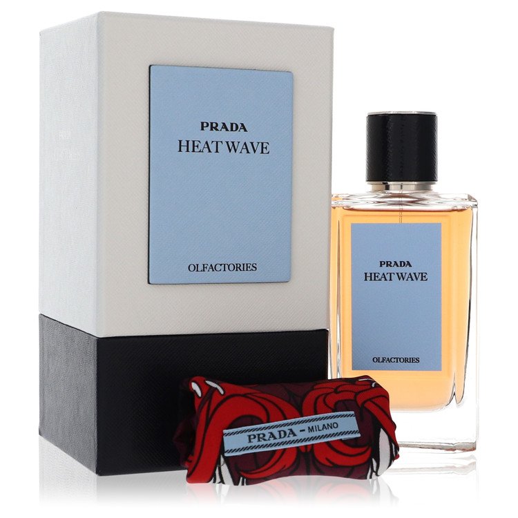 Prada Olfactories Heat Wave by Prada Eau De Parfum Spray with Gift Pouch (Unisex) 3.4 oz 3.4 oz Eau de Parfum Spray + Gift Pouch