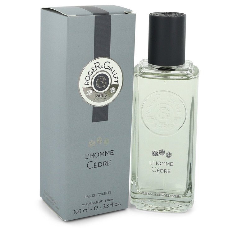 Roger & Gallet L'Homme Cedre by Roger & Gallet Eau De Toilette Spray 3.3 oz