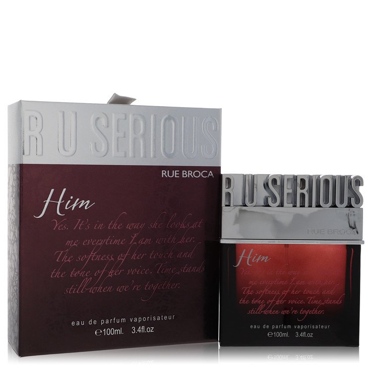 R U Serious Him by Rue Broca Eau De Parfum Spray 3.4 oz