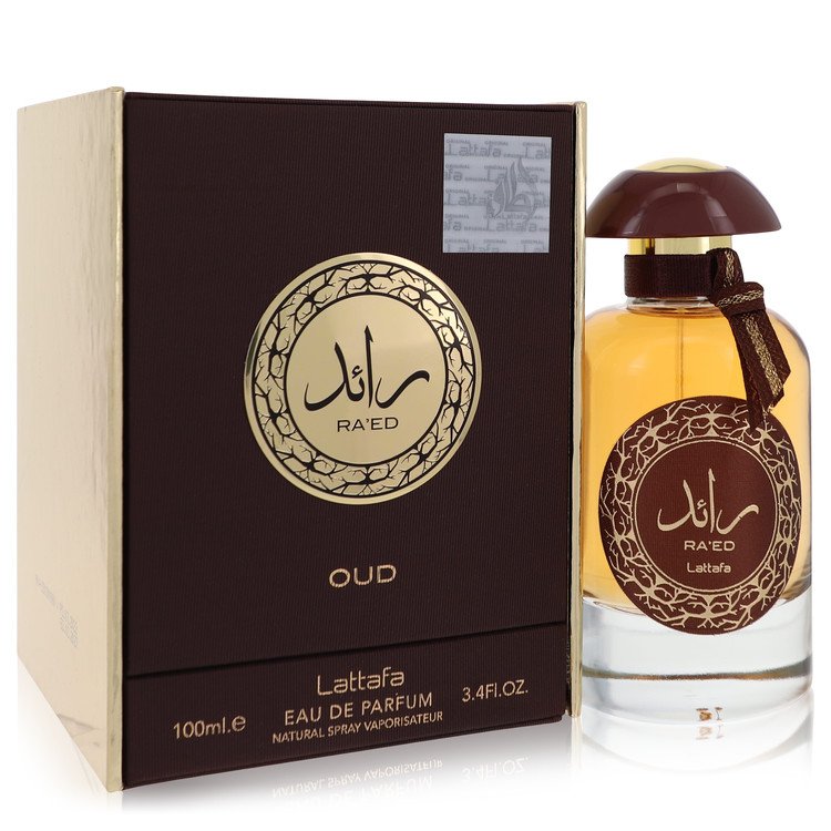 Raed Oud by Lattafa Eau De Parfum Spray (Unisex) 3.4 oz