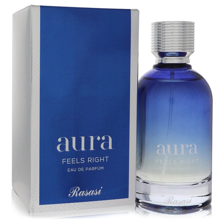Rasasi Aura Feels Right by Rasasi Eau De Parfum Spray (Unisex) 3.3 oz