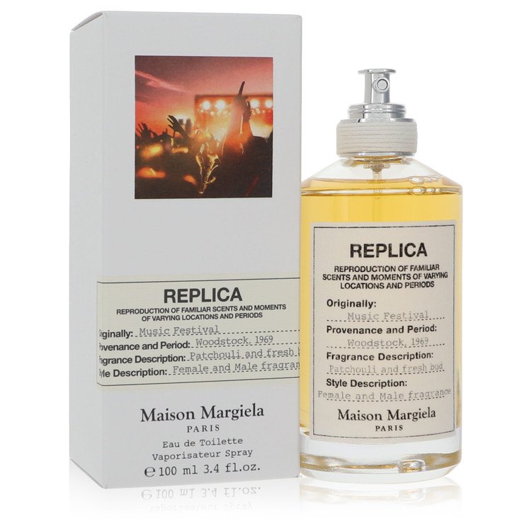 Replica Music Festival by Maison Margiela Eau De Toilette Spray (Unisex) 3.4 oz