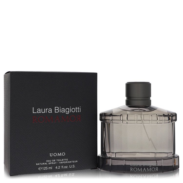 Romamor Uomo by Laura Biagiotti Eau De Toilette Spray 4.2 oz