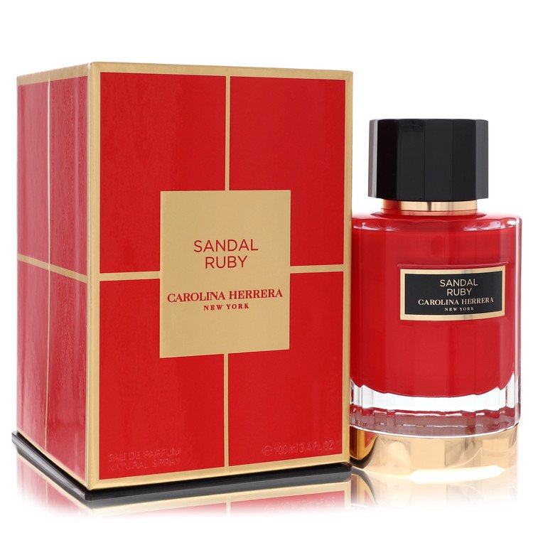 Sandal Ruby by Carolina Herrera Eau De Parfum Spray (Unisex) 3.4 oz