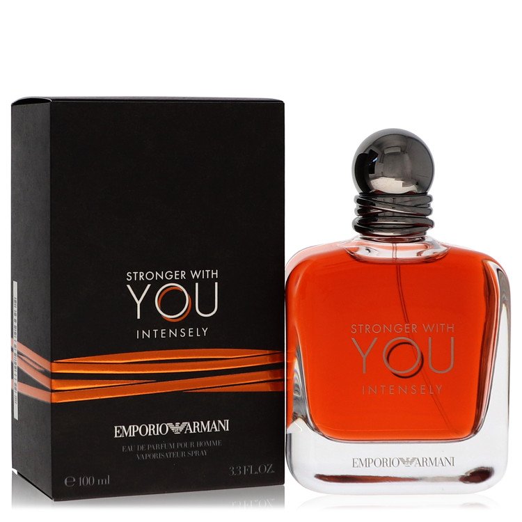 Stronger With You Intensely by Giorgio Armani Eau De Parfum Spray 3.4 oz 