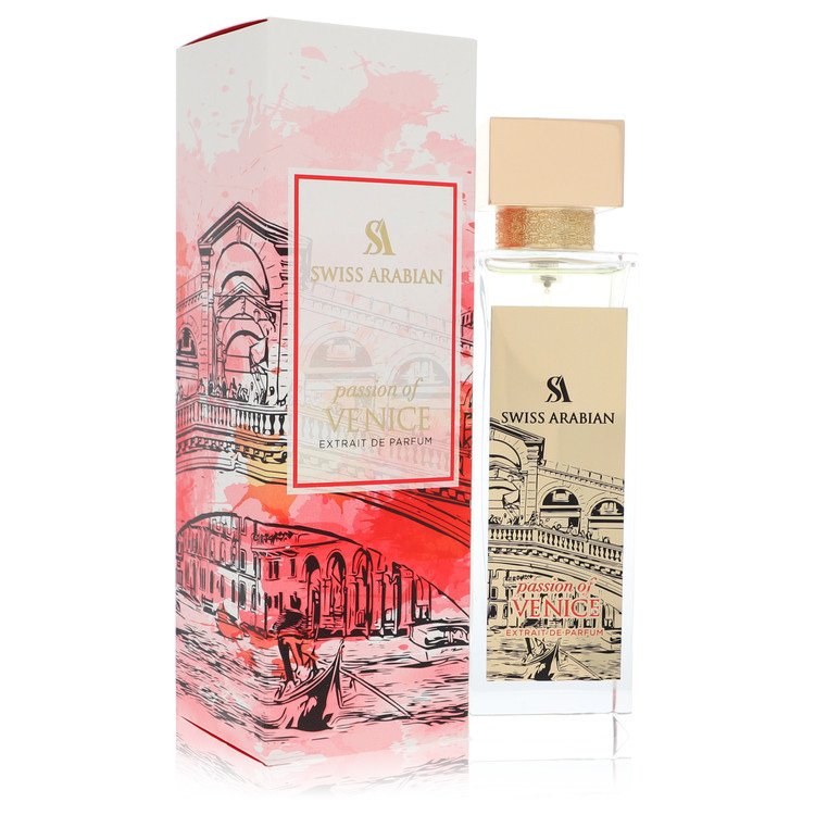 Swiss Arabian Passion of Venice by Swiss Arabian Extrait De Parfum Spray (Unixex) 3.4 oz