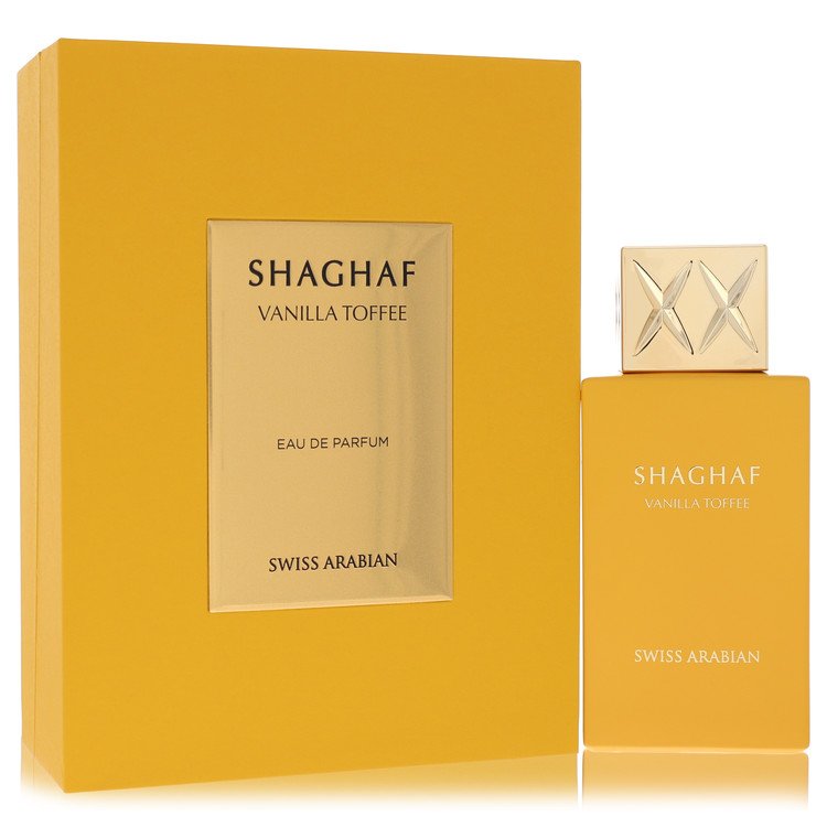 Swiss Arabian Shaghaf Vanilla Toffee by Swiss Arabian Eau De Parfum Spray (Unisex) 2.5 oz