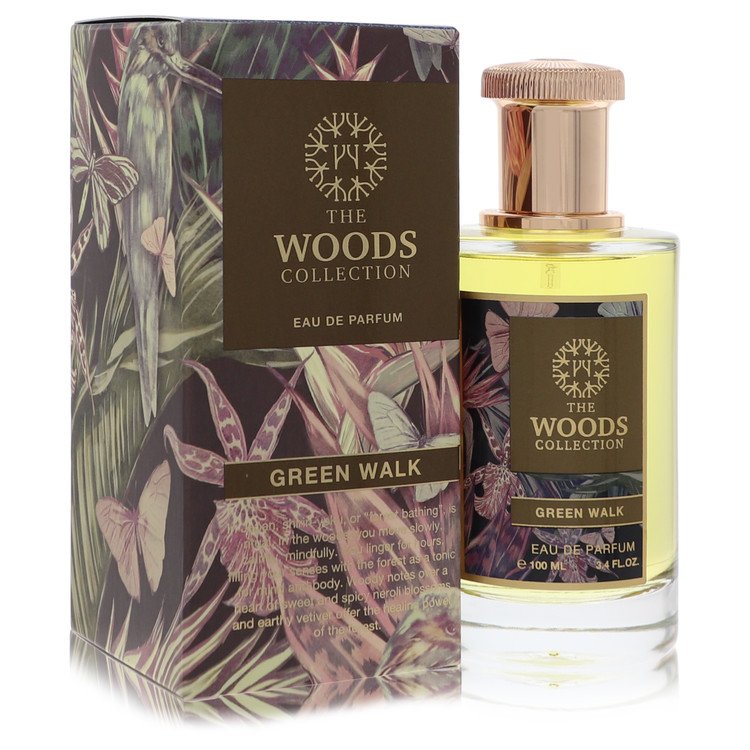 The Woods Collection Green Walk by The Woods Collection Eau De Parfum Spray (Unisex) 3.4 oz