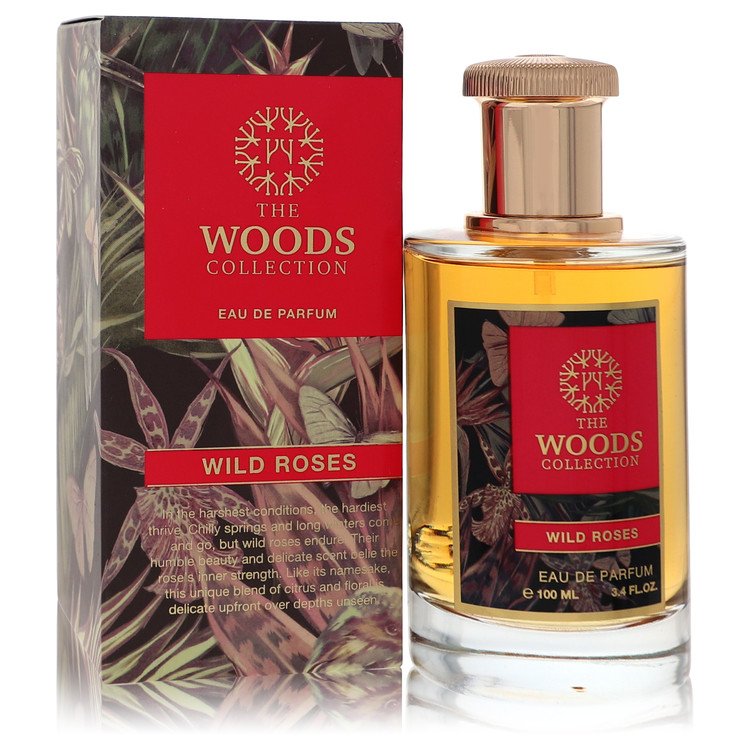 The Woods Collection Wild Roses by The Woods Collection Eau De Parfum Spray (Unisex) 3.4 oz