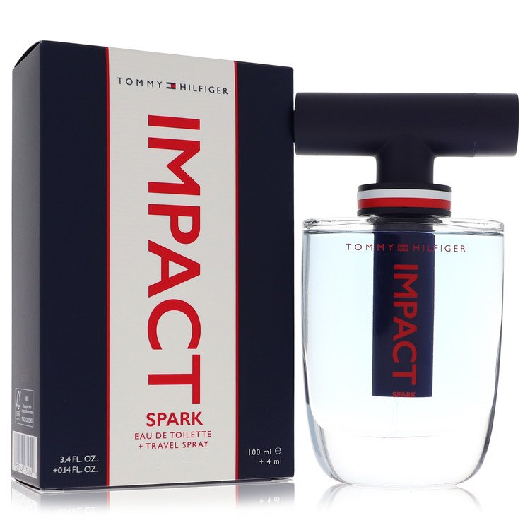 Tommy Hilfiger Impact Spark by Tommy Hilfiger Eau De Toilette Spray 3.4 oz 3.4 oz Eau De Toilette + .14 oz Travel EDT Spray