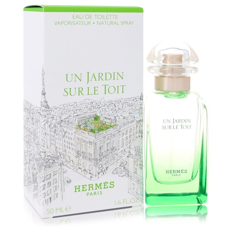 Un Jardin Sur Le Toit by Hermes Eau De Toilette Spray 1.7 oz