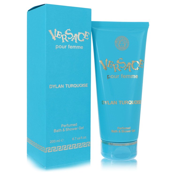 Versace Pour Femme Dylan Turquoise by Versace Shower Gel 6.7 oz