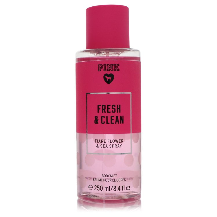 Victoria's Secret Pink Fresh & Clean Tiare & Sea by Victoria's Secret Body Mist Spray 8.4 oz