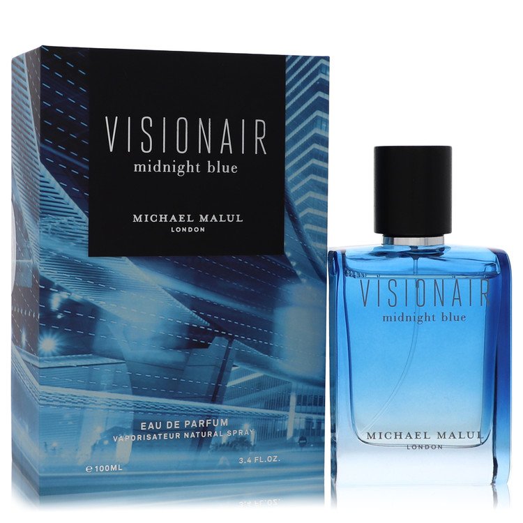 Visionair Midnight Blue by Michael Malul Eau De Parfum Spray 3.4 oz