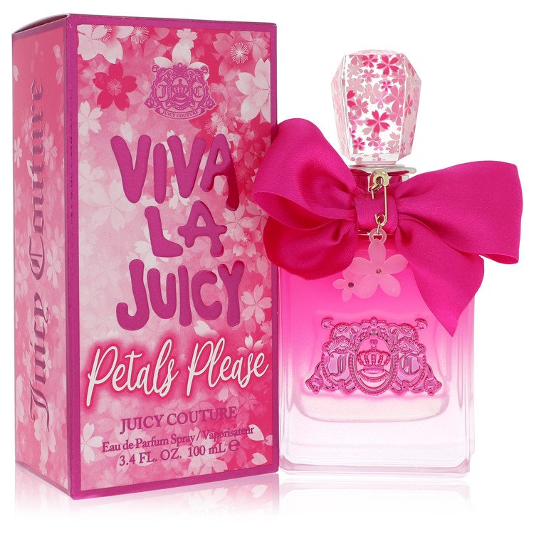 Viva La Juicy Petals Please by Juicy Couture Eau De Parfum Spray 3.4 oz