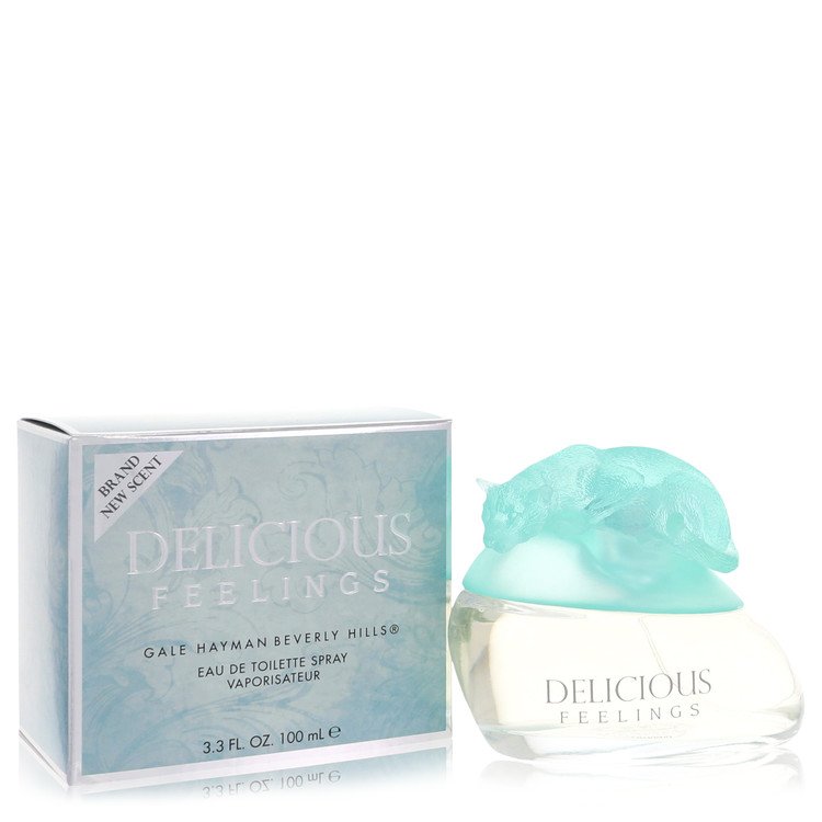 Delicious Feelings by Gale Hayman Eau De Toilette Spray (New Packaging) 3.4 oz