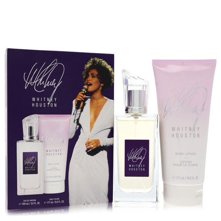 Whitney Houston by Whitney Houston Gift Set -- 3.4 oz Eau De Parfum Spray + 6 oz Body Lotion