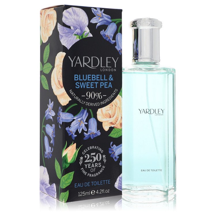 Yardley Bluebell & Sweet Pea by Yardley London Eau De Toilette Spray 4.2 oz